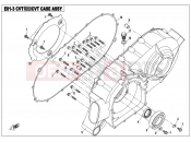 CFMOTO UFORCE 800 (CF800UTR-2) CVT CASE ASSY. - E01-3