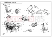 FRONT PLASTICS - F04-1 - CFMOTO UFORCE 800 (CF800UTR-4) 2025