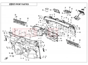 FRONT PLASTICS - F04-2 - CFMOTO UFORCE 800 (CF800UTR-4) 2025