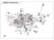 LEFT CRANKCASE ASSY - E01-1 - CFMOTO UFORCE 800 (CF800UTR-4) 2025