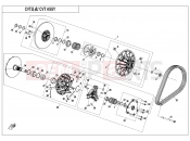 CVT ASSY - E05 - CFMOTO UFORCE 800 (CF800UTR-4) 2025