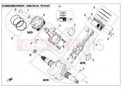 CFMOTO UFORCE 800 (CF800UU-A) CRANKSHAFT@^@^CONNECTING ROD@^PISTON ASSY - E04