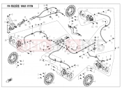 CFMOTO UFORCE 800 (CF800UU-A) BRAKE SYSTEM - F08