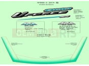 CFMOTO UFORCE 800 (CF800UU-A) DECAL - F19-2