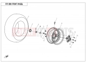 CFMOTO UFORCE 800 (CF800UU-A) FRONT WHEEL - F07