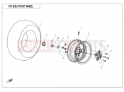 CFMOTO UFORCE 800 (CF800UU-A) FRONT WHEEL - F07