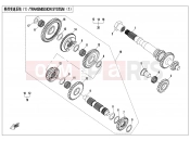 CFMOTO UFORCE 800 (CF800UU-A) TRANSMISSION SYSTEM(1) - E06-1-V2