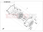 CFMOTO UFORCE 800 (CF800UU-A) FAN ASSY. - E18