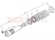 DUCATI 1992 Supersport 600 SS REAR SHOCK ABSORBER » SWING ARM