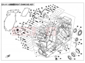 CFMOTO ZFORCE 1000 (CF1000US-2) RIGHT CRANKCASE ASSY - E01-2-V1