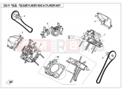 CFMOTO ZFORCE 1000 (CF1000US-2) CYLINDER HEAD @^ CYLINDER ASSY - E02-V1