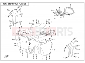 MIDDLE PLASTIC 1 - F04-3 - CFMOTO ZFORCE 1000 (CF1000US-2) 2018