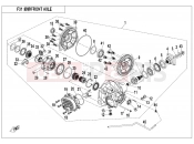 FRONT AXLE - F31 - CFMOTO ZFORCE 1000 (CF1000US-2) 2018