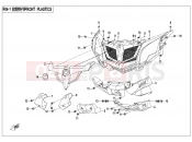 FRONT PLASTIC 1 - F04-1 - CFMOTO ZFORCE 1000 (CF1000US-2) 2019