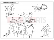 MIDDLE PLASTIC 1 - F04-3-V2 - CFMOTO ZFORCE 1000 (CF1000US-2) 2019