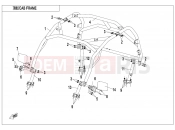 CAB FRAME - F23 - CFMOTO ZFORCE 1000 (CF1000US-2) 2019