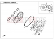 CFMOTO 2021 SSV ZFORCE 1000 (CF1000US-2) CVT CASE ASSY - E01-3