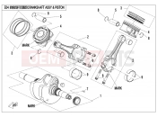 CFMOTO 2021 SSV ZFORCE 1000 (CF1000US-2) CRANKSHAFT @^ CONNECTING ROD @^ PISTON ASSY - E04-V1