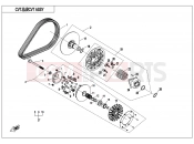 CFMOTO 2021 SSV ZFORCE 1000 (CF1000US-2) CVT ASSY(NON SPEED LIMITED@^DIE THRUST COLLAR) - E05-V3