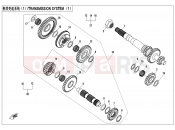 CFMOTO 2021 SSV ZFORCE 1000 (CF1000US-2) TRANSMISSION SYSTEM(1) - E06-1-V2