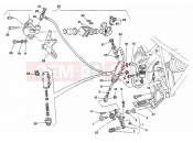 DUCATI 1992 Supersport 600 SS REAR BRAKE SYSTEM » BRAKING SYSTEM