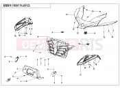 FRONT PLASTIC - F04-1-V1 - CFMOTO ZFORCE 1000 (CF1000UTR-B) 2021