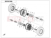 FRONT WHEEL - F07 - CFMOTO ZFORCE 1000 (CF1000UTR-B) 2021