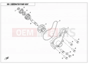 WATER PUMP ASSY - E08 - CFMOTO ZFORCE 500 (CF500US) 2015