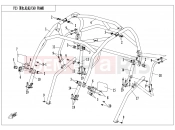 CFMOTO ZFORCE 500 (CF500US) CAB FRAME(ROPS) - F23