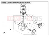 CFMOTO ZFORCE 500 (CF500US) CRANKSHAFT@^CONNECTING ROD@^PISTON ASSY - E04