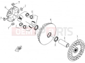 CFMOTO 2012 SSV ZFORCE 600 (CF600-3) PRIMARY SHEAVE - E14
