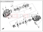 POWERTRAIN - F28 - CFMOTO ZFORCE 600 (CF625-3) 2013