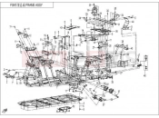 FRAME ASSY - F09 - CFMOTO ZFORCE 600 (CF625-3) 2016