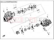 TRANSMISSION SYSTEM - F28 - CFMOTO ZFORCE 600 (CF625-3) 2016