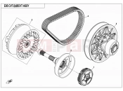 CFMOTO ZFORCE 800 (CF800) CVT ASSY - E05