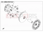 CFMOTO ZFORCE 800 (CF800) DRIVE PULLEY(FRONT) - E05-1