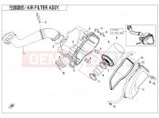 CFMOTO ZFORCE 800 (CF800) AIR FILTER ASSY. - E11