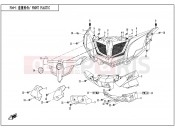 CFMOTO 2014 SSV ZFORCE 800 (CF800) FRONT PLASTIC - F04-1