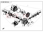 CFMOTO 2014 SSV ZFORCE 800 (CF800) FRONT AXLE - F31