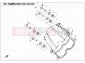 CFMOTO 2014 SSV ZFORCE 800 (CF800) CYLINDER HEAD COVER ASSY - E02-1