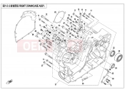 CFMOTO 2017 SSV ZFORCE 800 (CF800) RIGHT CRANKCASE ASSY. - E01-2