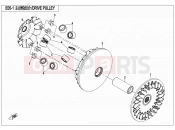 CFMOTO 2017 SSV ZFORCE 800 (CF800) DRIVE PULLEY - E05-1