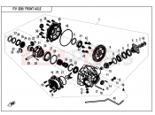 CFMOTO 2018 SSV ZFORCE 800 (CF800) FRONT AXLE - F31