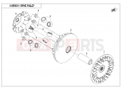 CFMOTO 2018 SSV ZFORCE 800 (CF800) DRIVE PULLEY - E05-1