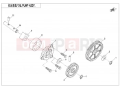 CFMOTO 2020 SSV ZFORCE 800 (CF800) OIL PUMP ASSY. - E07
