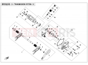 CFMOTO ZFORCE 800 (CF800) TRANSMISSION SYSTEM(3) - E06-3-V3