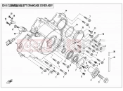 CFMOTO 2016 SSV ZFORCE 800 (CF800US-A) LEFT CRANKCASE COVER ASSY - E01-5
