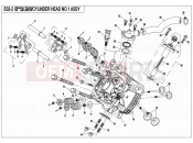 CFMOTO 2016 SSV ZFORCE 800 (CF800US-A) CYLINDER HEAD NO.1 ASSY - E02-2