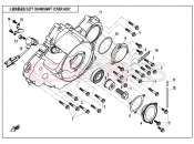CFMOTO 2021 SSV ZFORCE 800 (CF800US-A) LEFT CRANKCASE COVER ASSY. - E01-5-V2