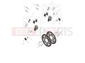 Triumph 2024 DAYTONA 660cc > CM3406 Front Brake Caliper & Discs